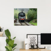 Poster du train du moteur à vapeur (Bureau à domicile)
