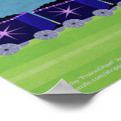 Poster du train Indigo & Purple Choo Choo (Coin)