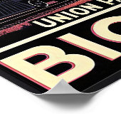 Poster du train Vintage Union Pacific Big Boy (Coin)