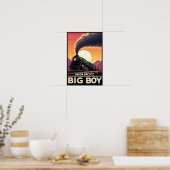Poster du train Vintage Union Pacific Big Boy (Cuisine)