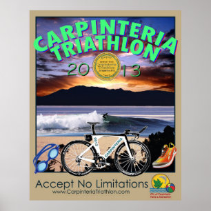 Poster du triathlon Carpinteria 2013