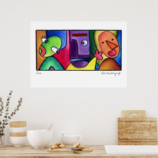 Poster du Trio par Lee Vandergrift (Cuisine)