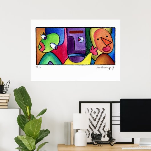Poster du Trio par Lee Vandergrift (Bureau à domicile)