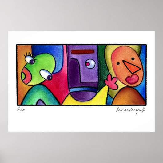 Poster du Trio par Lee Vandergrift (Devant)