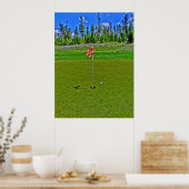 Poster du trou de golf (Cuisine)