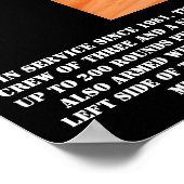 Poster du véhicule de combat M2 Bradley Infantry (Coin)