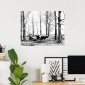 Poster du Vermont du camp de sucre de l'érable 190 (Bureau à domicile)