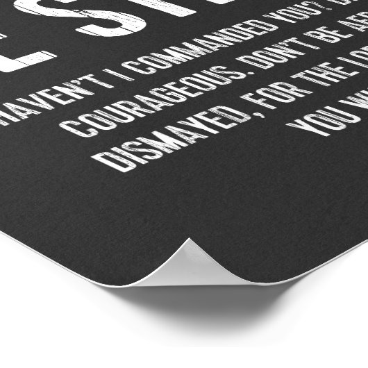 Poster du versets de la Bible préféré, Christian,  (Coin)