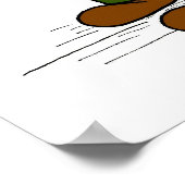 Poster du vieil homme agitant la barbe (Coin)