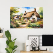 Poster du village anglais (Bureau à domicile)
