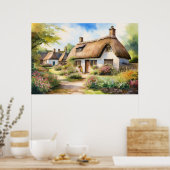 Poster du village anglais (Cuisine)