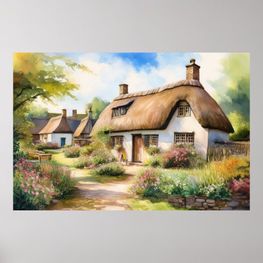 Poster du village anglais (Devant)