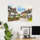 Poster du village anglais (Bureau à domicile)