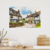 Poster du village anglais (Cuisine)