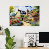 Poster du village anglais (Bureau à domicile)