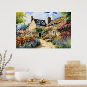 Poster du village anglais (Cuisine)