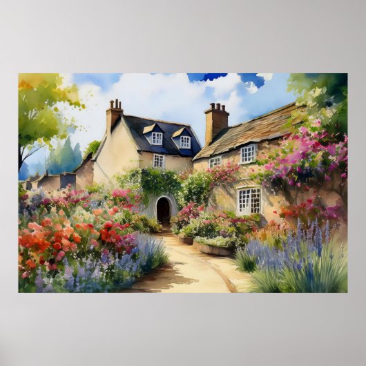 Poster du village anglais (Devant)