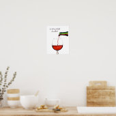 Poster du vin rouge (Cuisine)