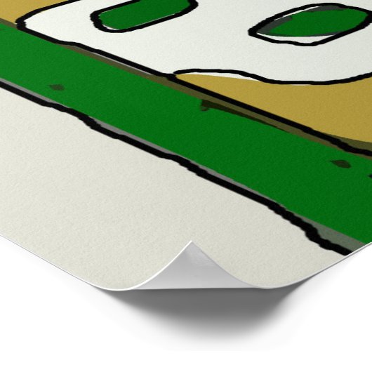 Poster du vin vintage (Coin)