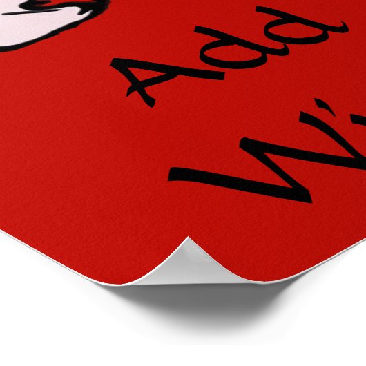 Poster du vin vintage Modifier texte (Coin)