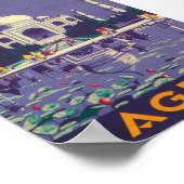 Poster du Vintage voyage Agra India (Coin)
