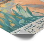 Poster du Vintage voyage Antibes France (Coin)