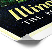 Poster du Vintage voyage central de Chicago - Illi (Coin)