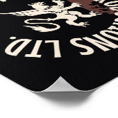 Poster du Vintage voyage de cinéma Zombie (Coin)