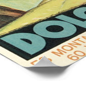 Poster du Vintage voyage Dolomites (Coin)