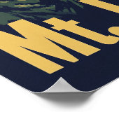 Poster du Vintage voyage du Mont Rainier (Coin)