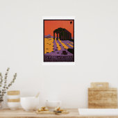 Poster du Vintage voyage du tourisme (Cuisine)