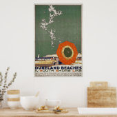 Poster du Vintage voyage Duneland Beach (Cuisine)