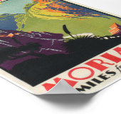 Poster du Vintage voyage Morialta Australie (Coin)