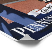 Poster du Vintage voyage Philadelphie (Coin)