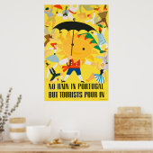 Poster du Vintage voyage portugais (Cuisine)