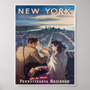 Poster du Vintage voyage Romance de New York