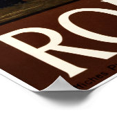 Poster du Vintage voyage Rome (Coin)