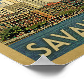 Poster du Vintage voyage Savannah (Coin)