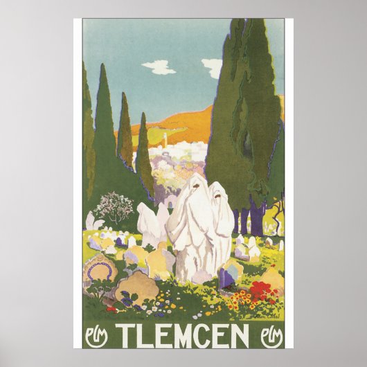 Poster du Vintage voyage Tlemcen (Devant)