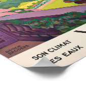 Poster du Vintage voyage Vence France (Coin)