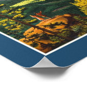 Poster du Vintage voyage Yosemite (Coin)