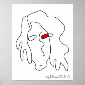 Poster du visage cool ! (Devant)