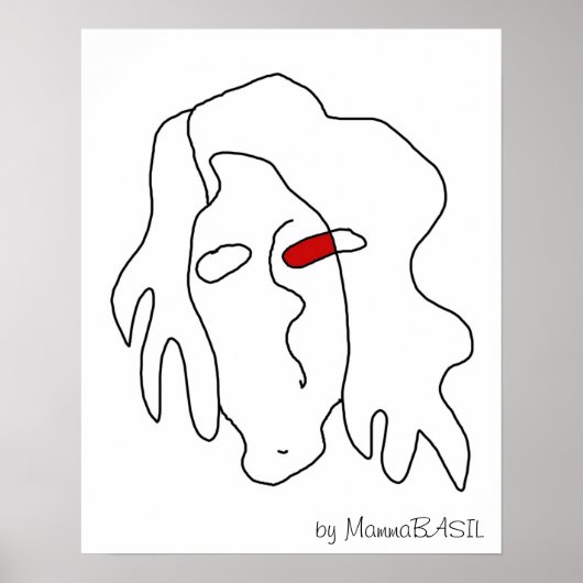 Poster du visage cool ! (Devant)