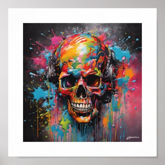 Poster du visage crânien (Devant)