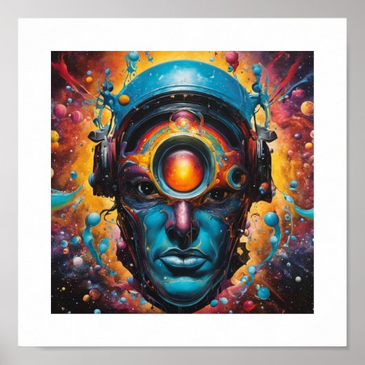 Poster du visage de Dieu (Devant)