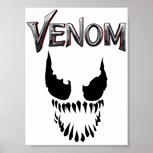 Poster du visage de Venom (Devant)