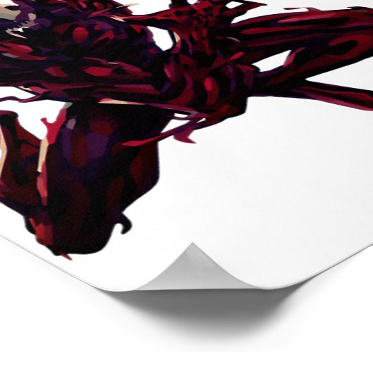 Poster du visage de Venom (Coin)