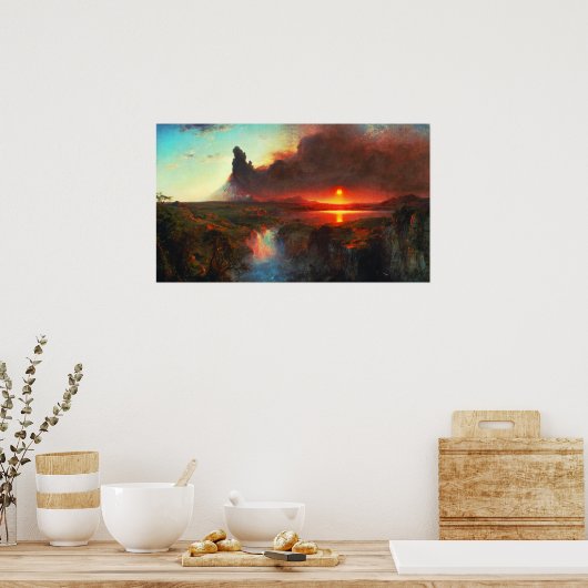 Poster du volcan Cotopaxi (Cuisine)