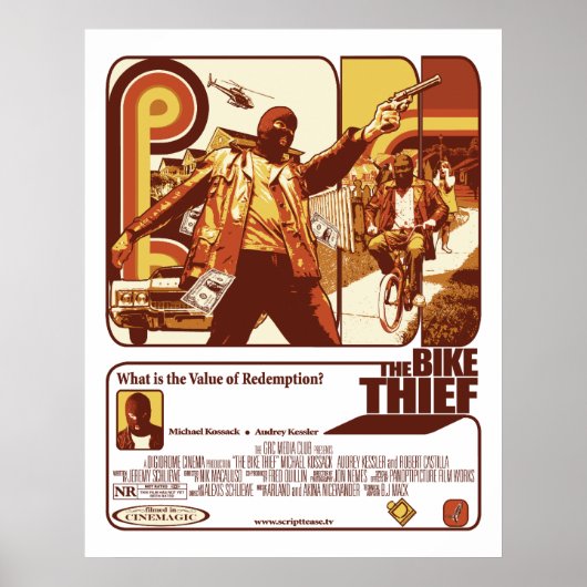 Poster du voleur de vélos (Devant)