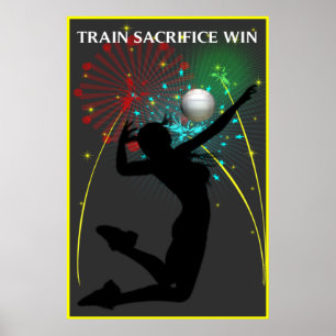 Poster du Volleyball Gagnant du Train Sacrifice